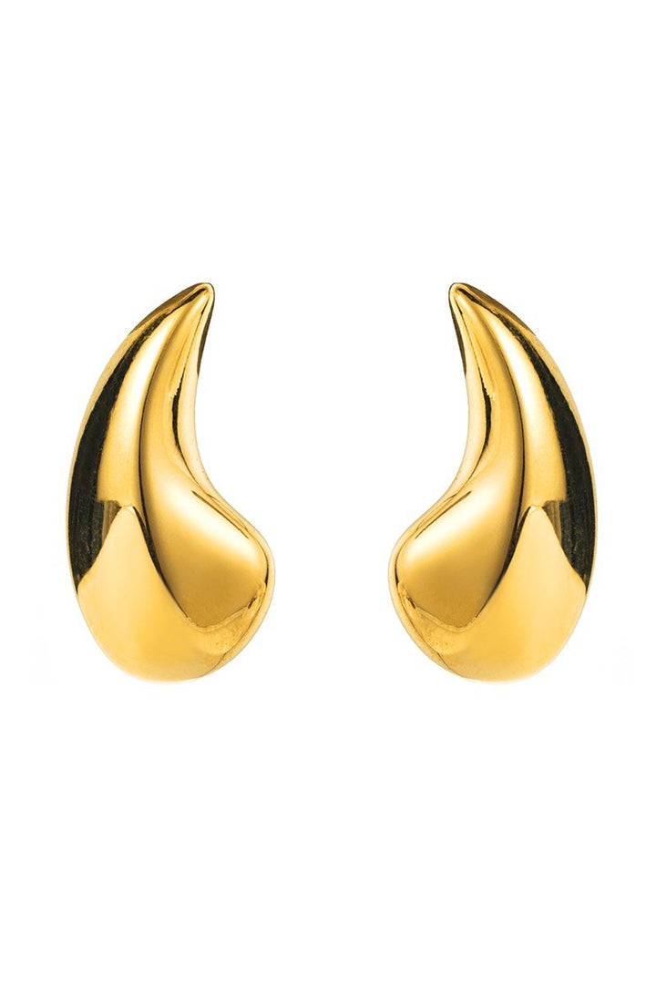 18K Gold Plated Copper Water Drop Earrings - STYLED BY ALX COUTUREEARRINGS