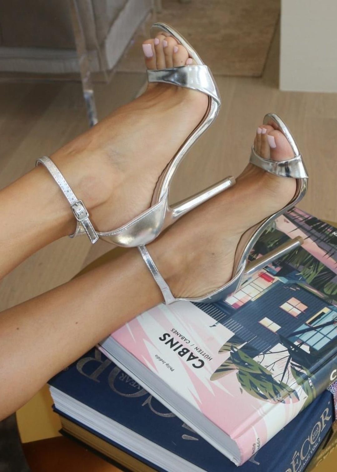 Ali Silver Heels by Alexandria Brandao Shoes - STYLED BY ALX COUTUREHeels