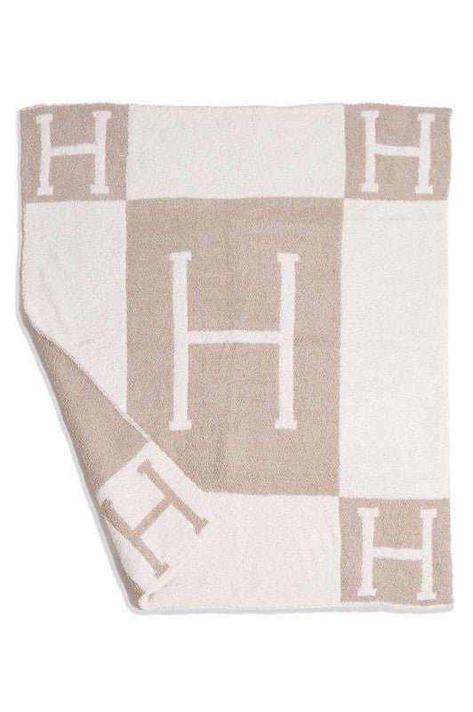 Beige Home Blanket Patterned Kids Blanket - STYLED BY ALX COUTUREBlankets