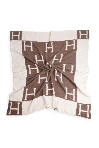 Beige Microfiber Cozy Home Blanket - STYLED BY ALX COUTUREBlankets