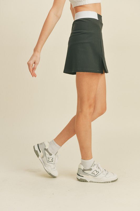 Black High Waist Tennis Skirt - STYLED BY ALX COUTURESKIRTS