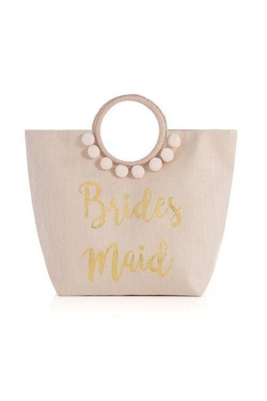 Blush Mia Bridesmaid Tote - STYLED BY ALX COUTUREHandbags