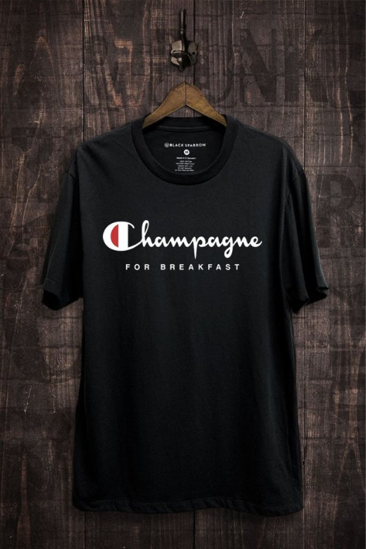 Champagne for Breakfast Graphic Top - STYLED BY ALX COUTUREShirts & Tops