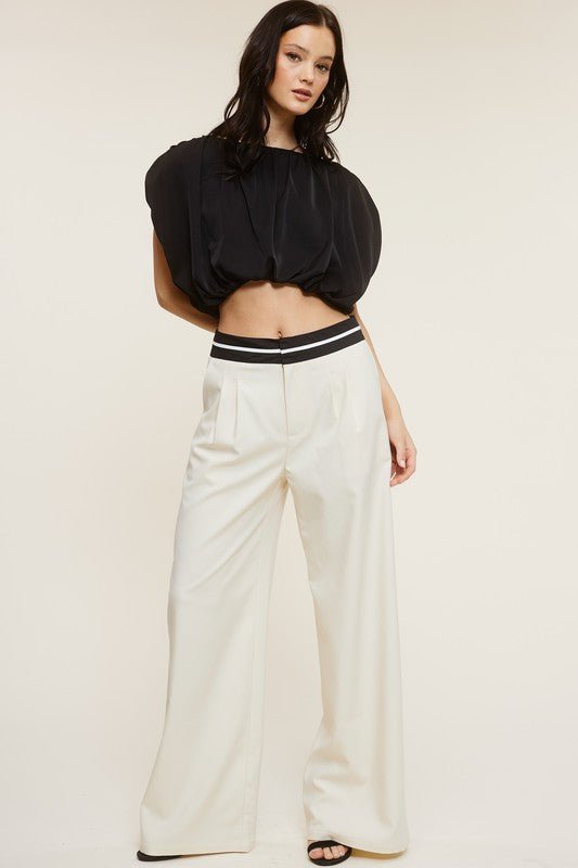 Cream Talbot Trousers - STYLED BY ALX COUTUREPANTS