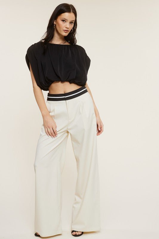 Cream Talbot Trousers - STYLED BY ALX COUTUREPANTS