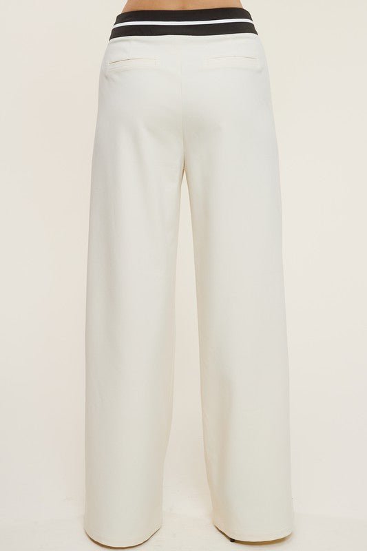 Cream Talbot Trousers - STYLED BY ALX COUTUREPANTS