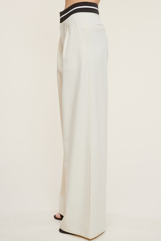 Cream Talbot Trousers - STYLED BY ALX COUTUREPANTS