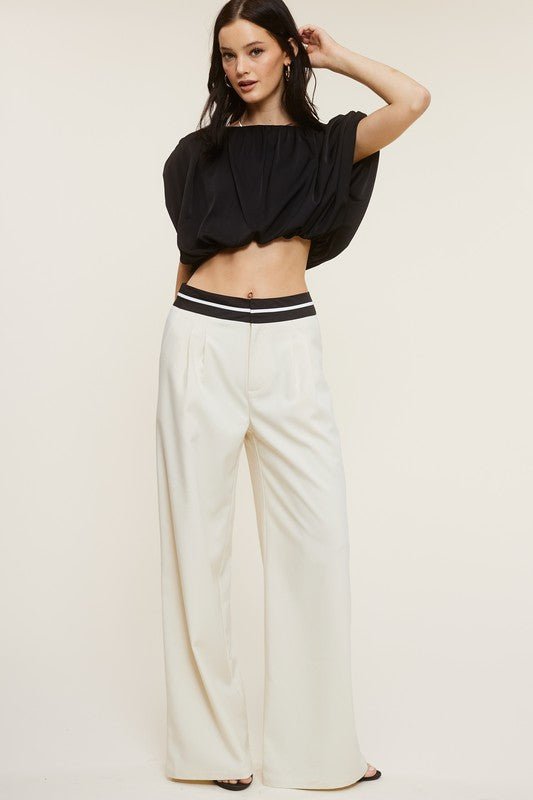 Cream Talbot Trousers - STYLED BY ALX COUTUREPANTS