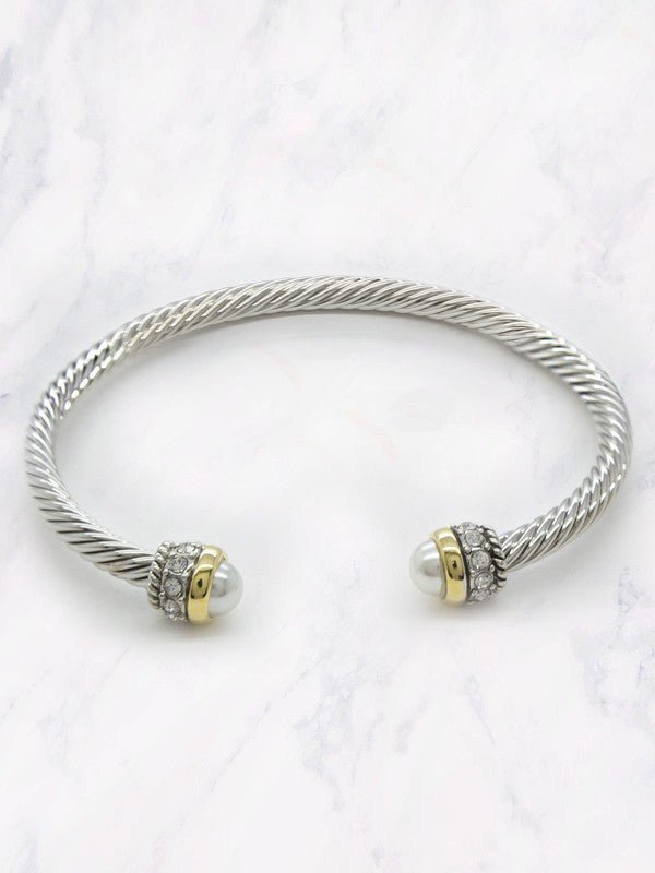 Crystal Circle Cable Fashion Bracelet - STYLED BY ALX COUTUREBracelets