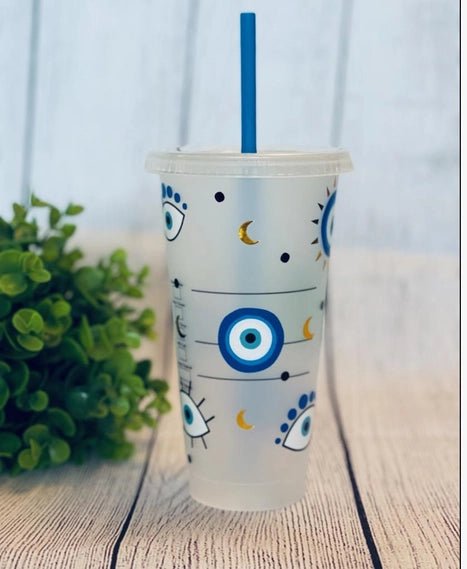 Evil Eye Cold Cup - STYLED BY ALX COUTUREACCESSORIES