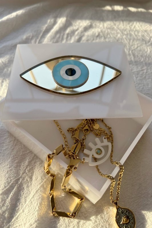 Evil Eye Jewelry Box Plexiglass - STYLED BY ALX COUTUREACCESSORIES