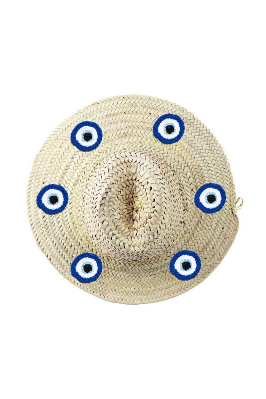 Evil Eye Unisex Straw Hat - STYLED BY ALX COUTUREHandbags