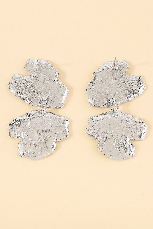 Geometric Metal Drop Dangle Earrings - STYLED BY ALX COUTUREEARRINGS