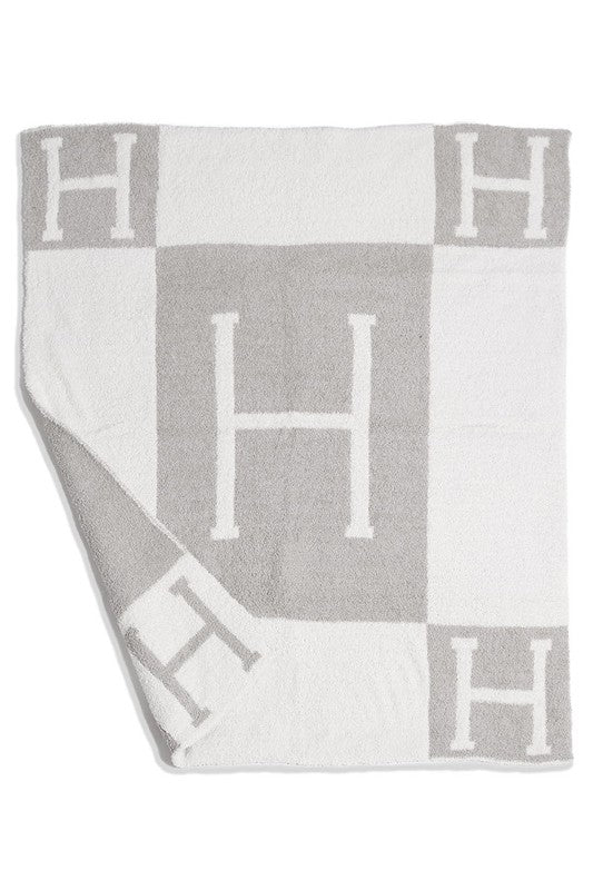 Gray Home Blanket Patterned Kids Blanket - STYLED BY ALX COUTUREBlankets