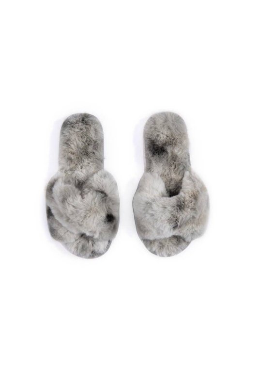 Grey Stowe Tie Dye Slippers - STYLED BY ALX COUTUREShoes