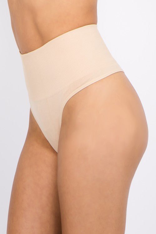 High - waist tummy control thong - STYLED BY ALX COUTUREUNDERWEAR