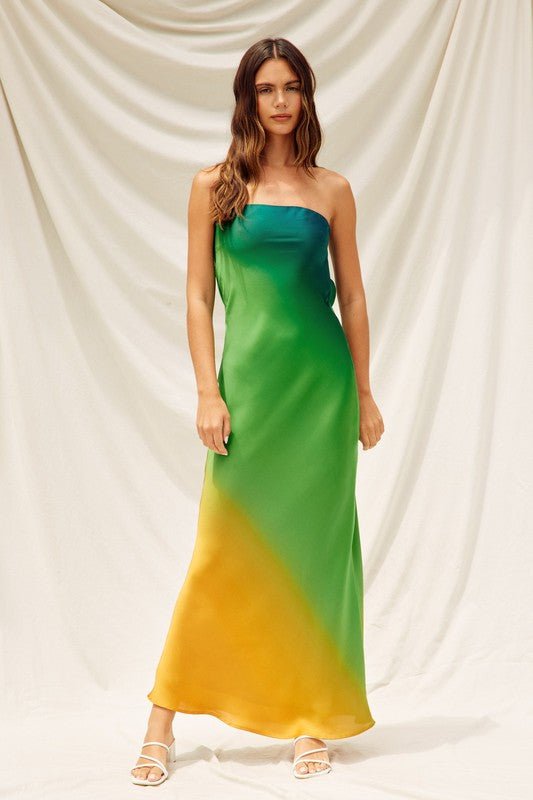 Ibiza Sunset Ombre Clasp Back Maxi Dress *PRE* - STYLED BY ALX COUTUREDRESS