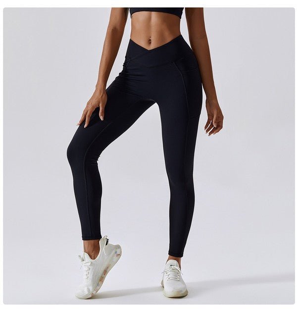 Iris Crossover Snatched Waist Leggings - STYLED BY ALX COUTURELEGGINGS