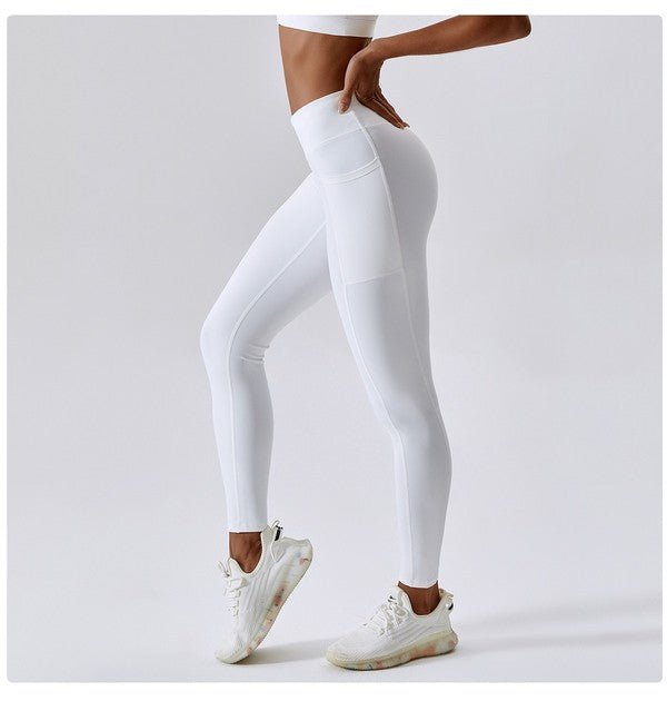 Iris Crossover Snatched Waist Leggings - STYLED BY ALX COUTURELEGGINGS