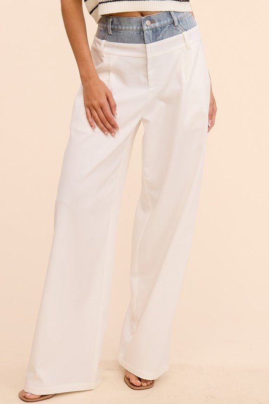 Ivory Billie Trousers *PRE* - STYLED BY ALX COUTUREPANTS