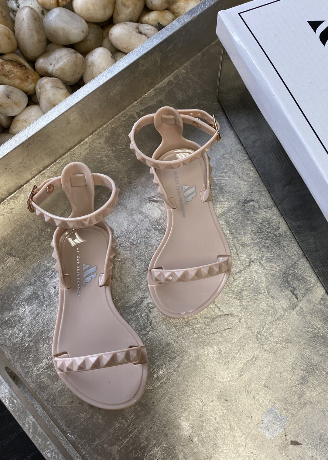 Kid's Aria Nude Sandals - STYLED BY ALX COUTUREKid's shoes