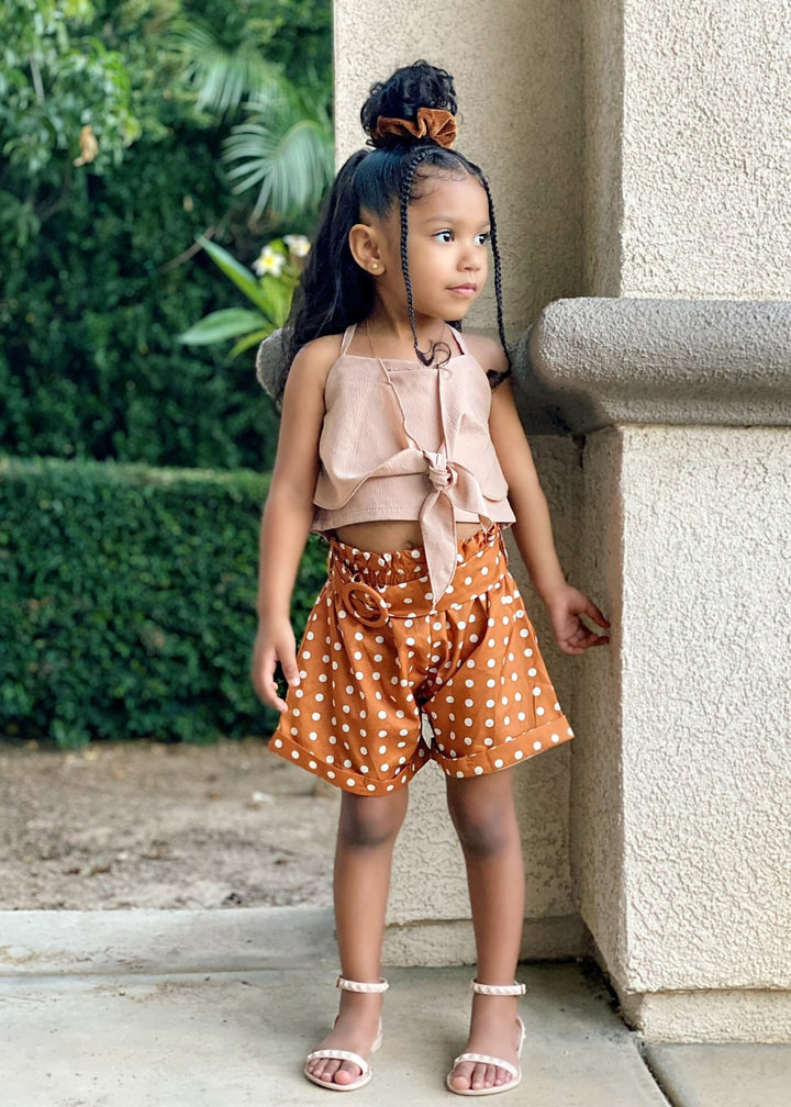 Kid's Aria Nude Sandals - STYLED BY ALX COUTUREKid's shoes