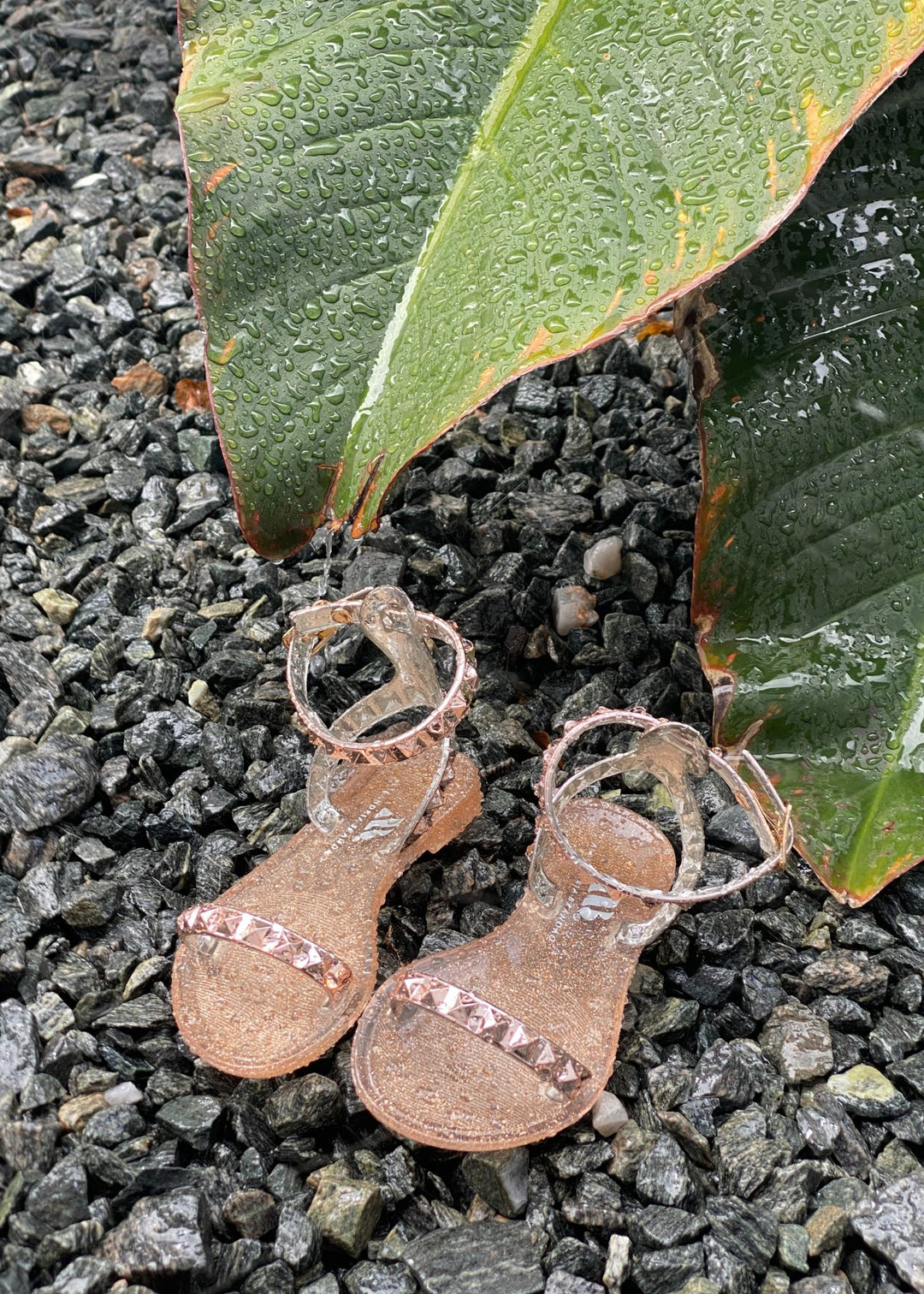 Kid's Aria Rose Gold Sandals - STYLED BY ALX COUTUREKid's Shoes