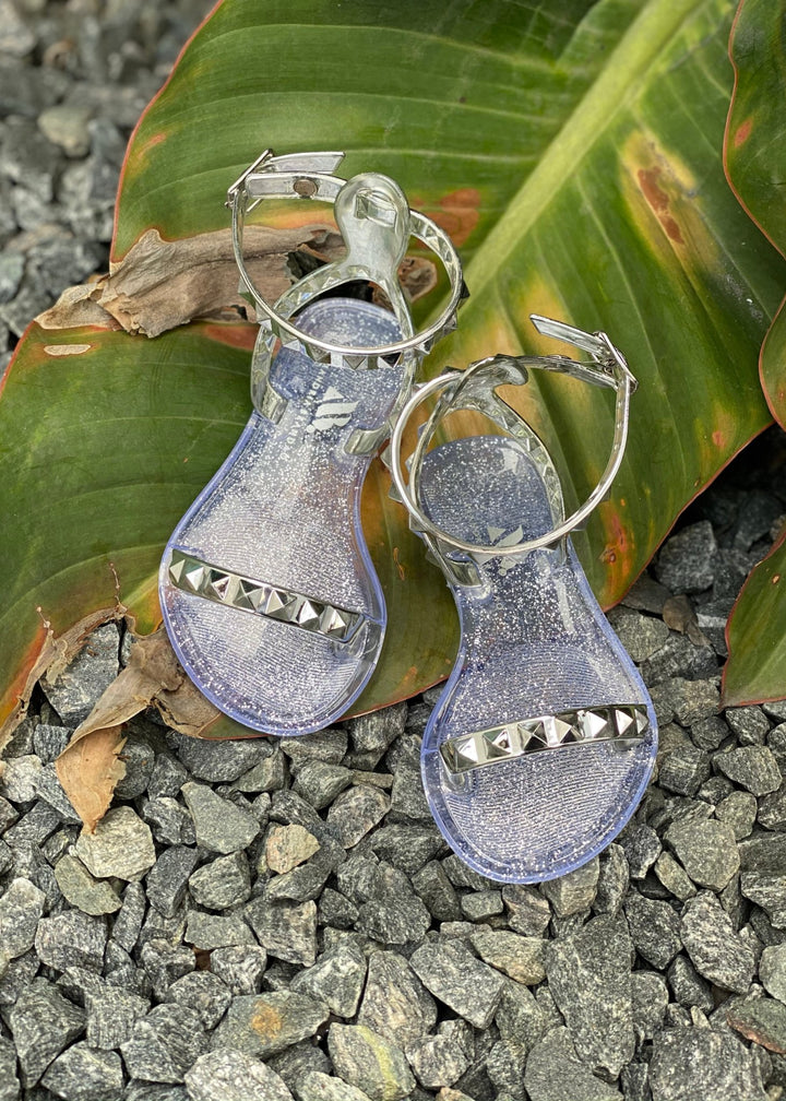 Kid's Aria Silver Sandals - STYLED BY ALX COUTUREKid's Shoes