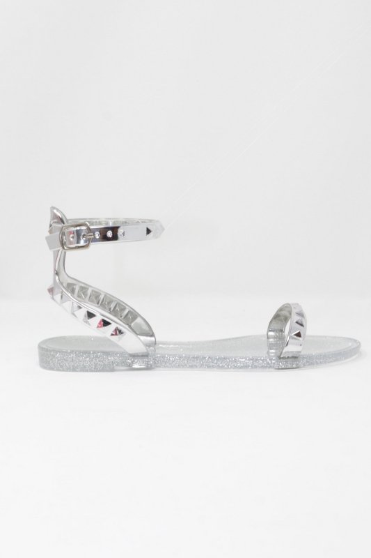 Kid's Aria Silver Sandals - STYLED BY ALX COUTUREKid's Shoes