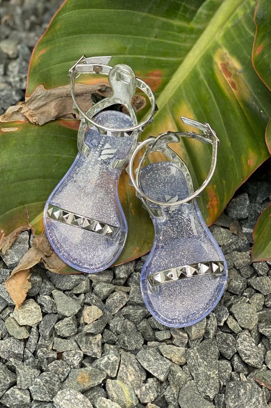 Kid's Aria Silver Sandals - STYLED BY ALX COUTUREKid's Shoes