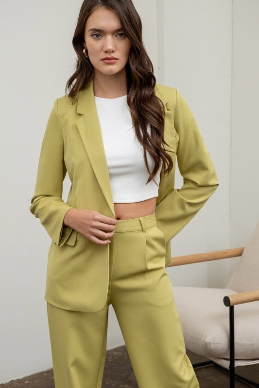 Kiwi High Waisted Wide Leg Slacks - STYLED BY ALX COUTUREPANTS