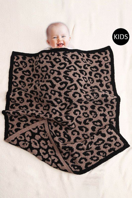 Leopard Kids Blanket - STYLED BY ALX COUTUREBlankets