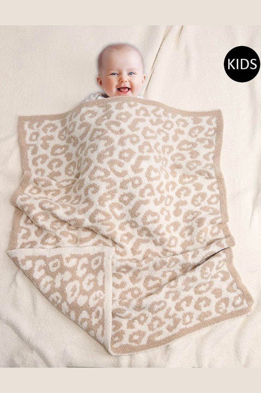 Leopard Kids Blanket - STYLED BY ALX COUTUREBlankets