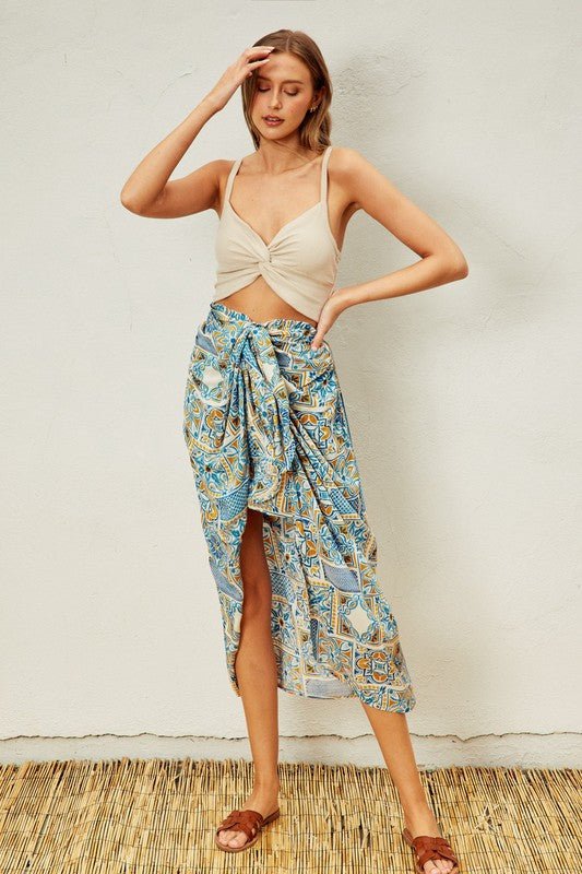 Moroccan Dream Sunrise Vacay Skirt *PRE* - STYLED BY ALX COUTURELong Skirts