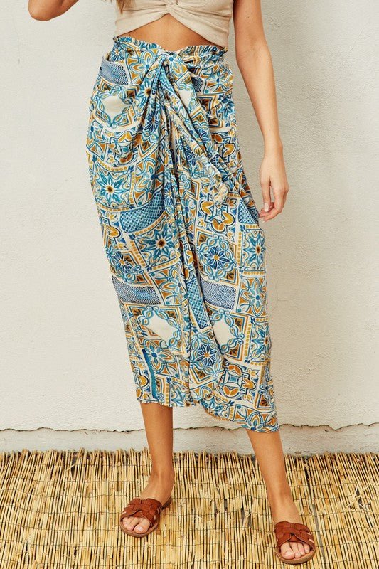 Moroccan Dream Sunrise Vacay Skirt *PRE* - STYLED BY ALX COUTURELong Skirts