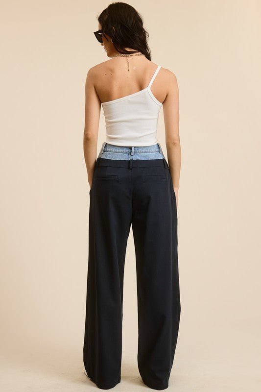 Navy Billie Trousers - STYLED BY ALX COUTUREPANTS