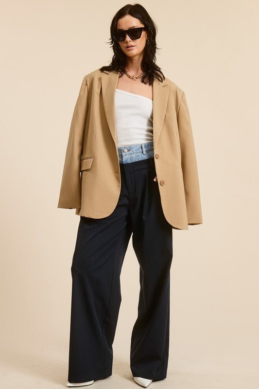 Navy Billie Trousers - STYLED BY ALX COUTUREPANTS