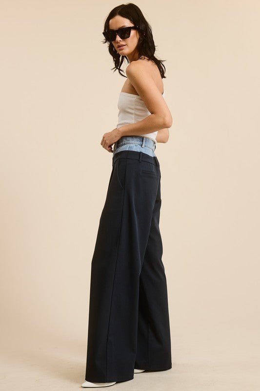 Navy Billie Trousers - STYLED BY ALX COUTUREPANTS