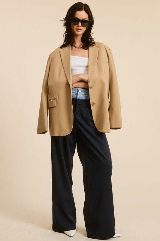 Navy Billie Trousers - STYLED BY ALX COUTUREPANTS