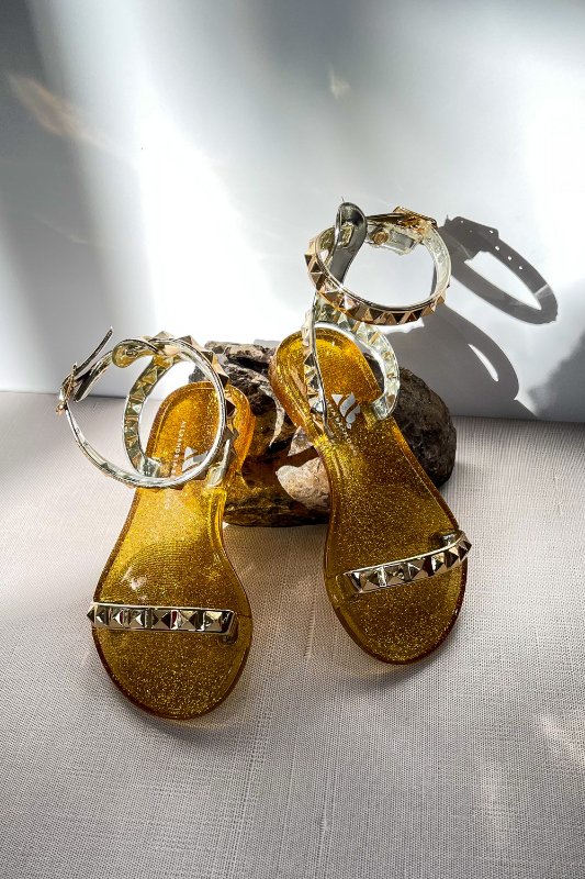 *NEW* Aria Kid's Dark Gold Sandals - STYLED BY ALX COUTUREKid's Shoes
