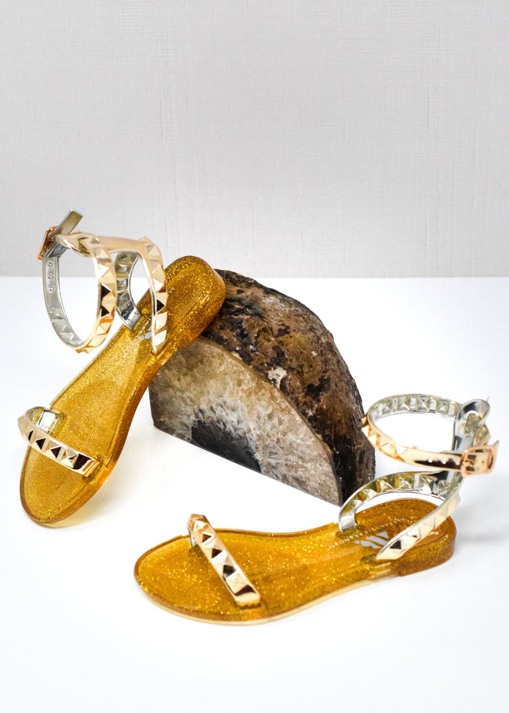 *NEW* Aria Kid's Dark Gold Sandals - STYLED BY ALX COUTUREKid's Shoes