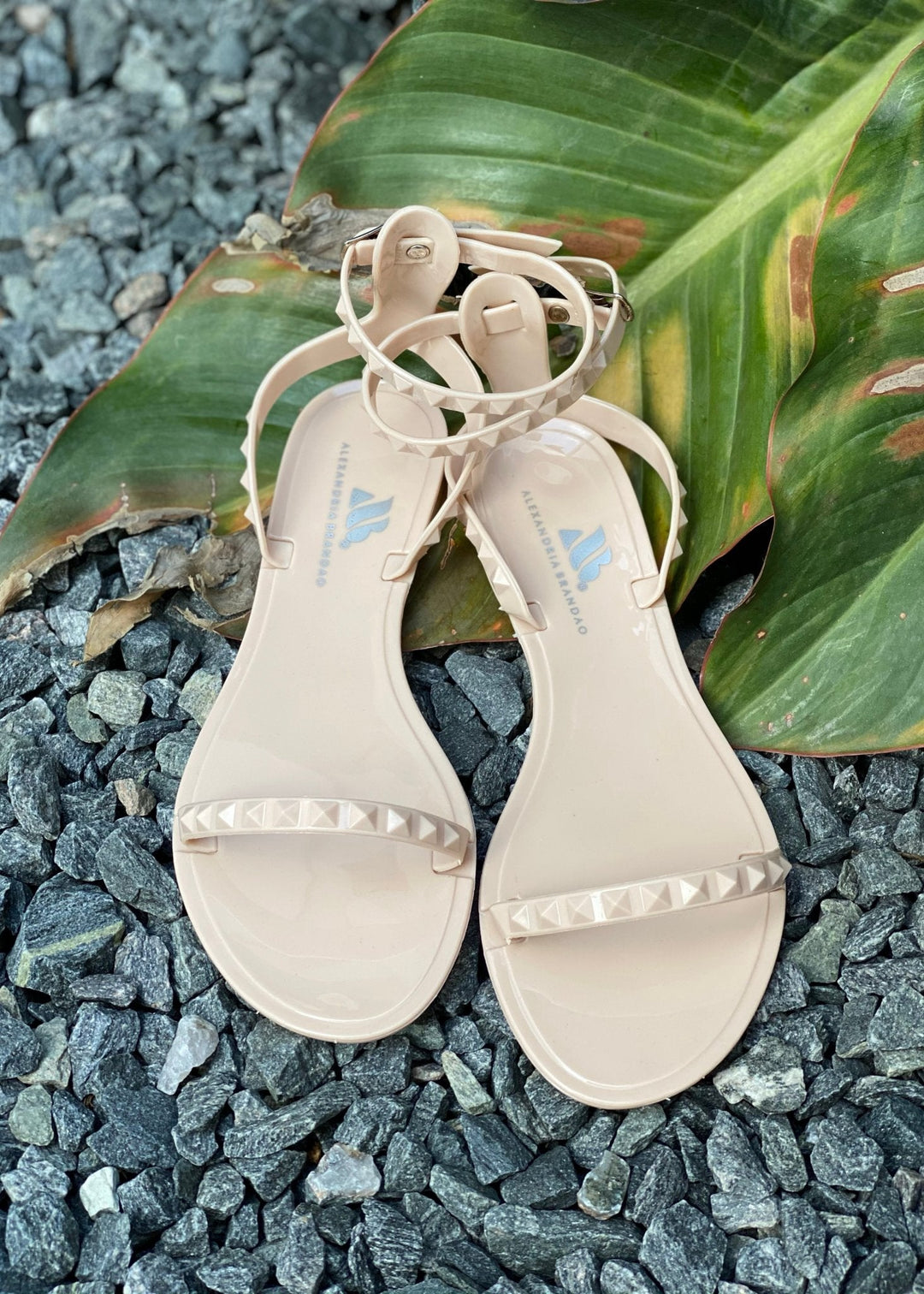 **NEW** Women's Aria Shinny Nude Sandals - STYLED BY ALX COUTURESHOES BY ALEXANDRIA BRANDAO