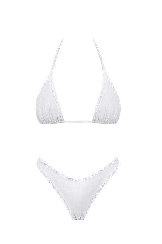 Pearl White Everyday Bikini Set - STYLED BY ALX COUTURESWIMWEAR