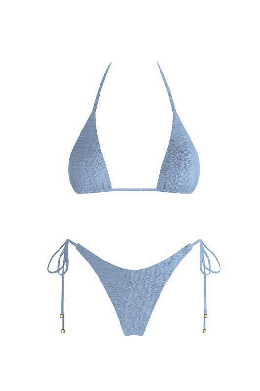 Powder Blue Endless Summer Bikini Set - STYLED BY ALX COUTURESWIMWEAR