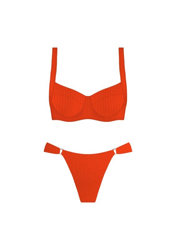 Red Sun - Kissed Bikini Set - STYLED BY ALX COUTURESWIMWEAR