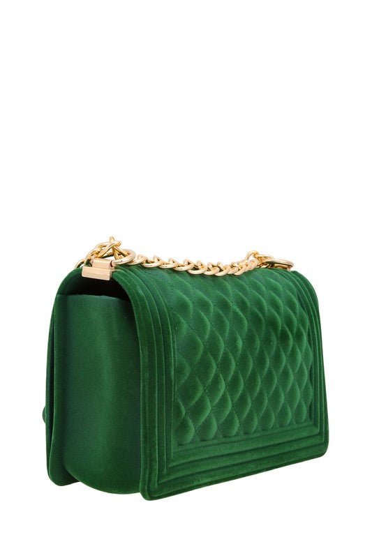 Suede Feel Jelly Large Crossbody Bag - STYLED BY ALX COUTUREHandbags