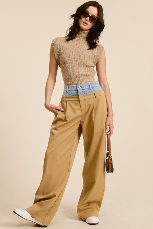 Taupe Billie Trousers - STYLED BY ALX COUTUREPANTS