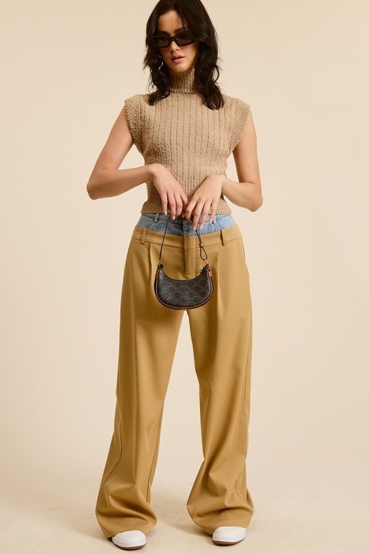 Taupe Billie Trousers - STYLED BY ALX COUTUREPANTS