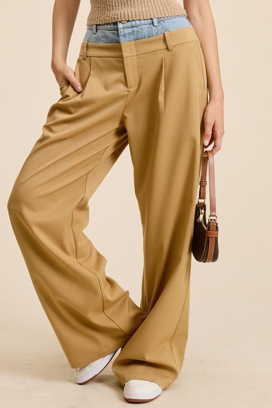 Taupe Billie Trousers - STYLED BY ALX COUTUREPANTS