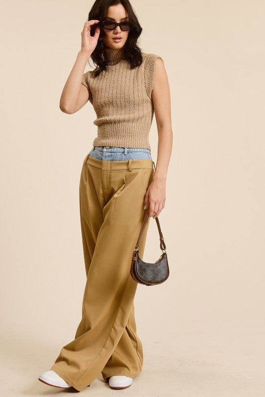 Taupe Billie Trousers - STYLED BY ALX COUTUREPANTS